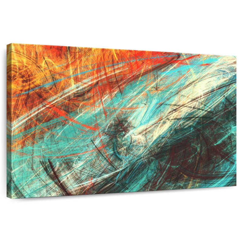 «Avery Elemental Clash Abstract», H 16 po x l 24 po