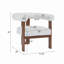 Fauteuil, fauteuil d'appoint rembourré à trois pieds