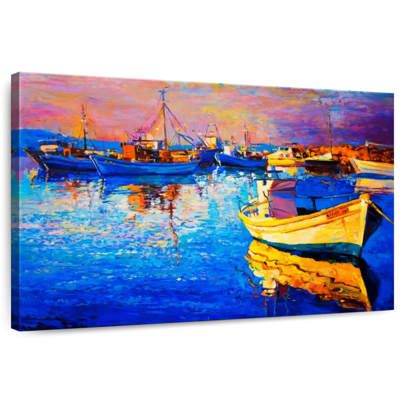 Mehar Sunset Oil, 30" H x 45" W