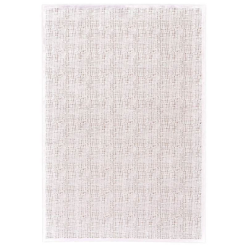 Tapis rosé / blanc Ewald, Rectangle 9'8" x 12'7"