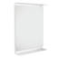 Curva Flat Metal Lighted Wall Mirror-12179693