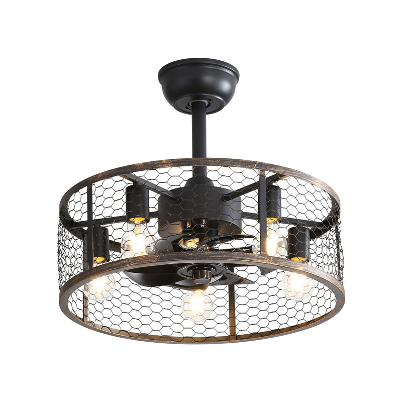 Ventilateur de plafond 19,7 po avec lumière