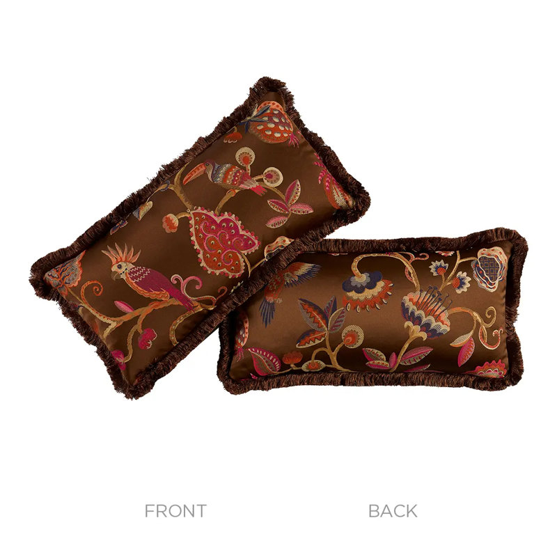 Birds of Paradise Lumbar Pillow