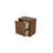 Kirsty Solid Wood 2 Drawer Nightstand Brown