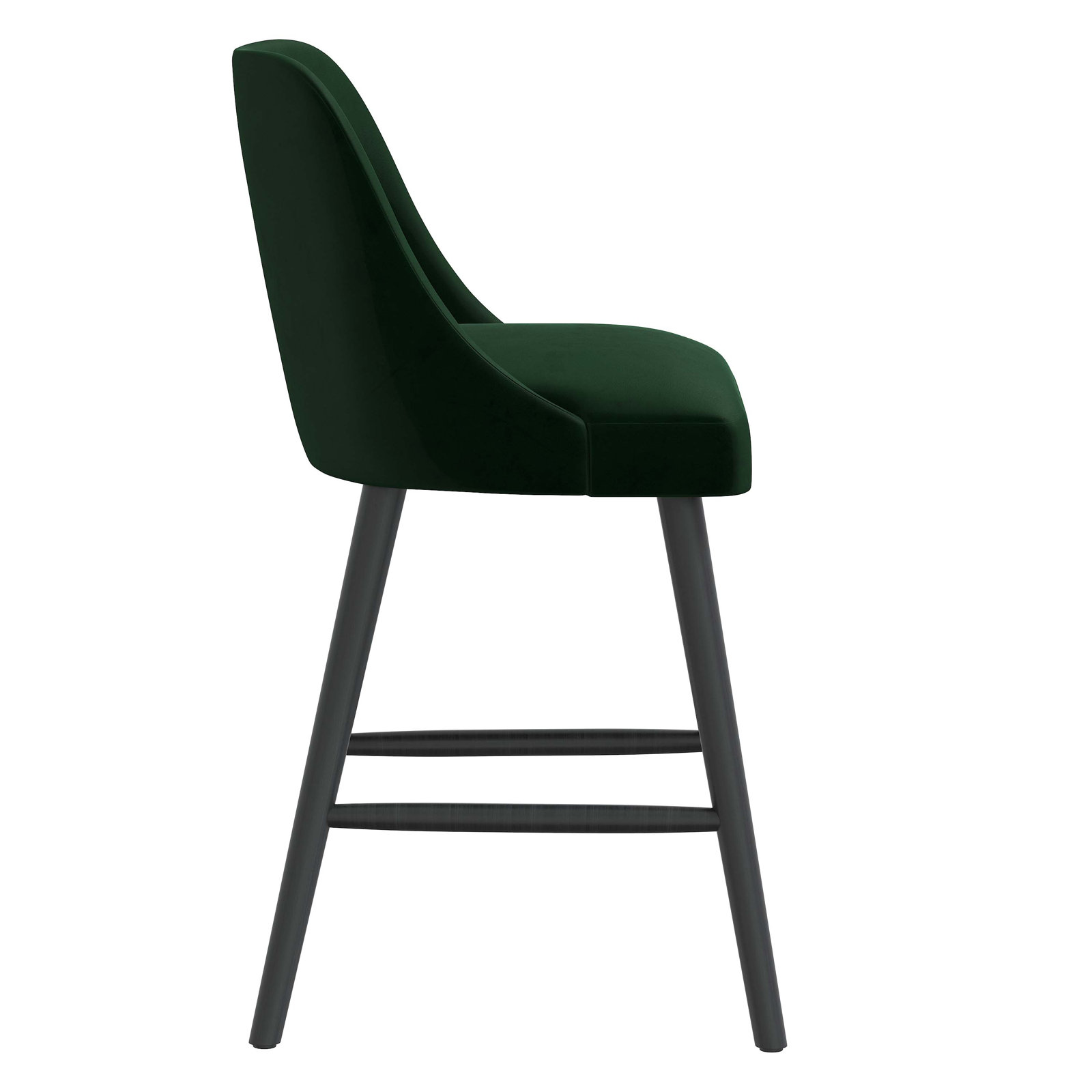 Gallie Bar and Counter Stool, Counter Stool (25" Seat Height), Dark Green