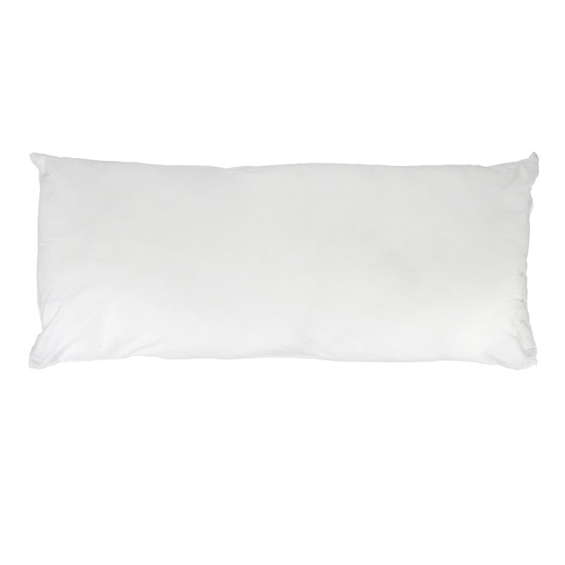 White Rectangular Throw Pillow Insert, 30 x 70cm