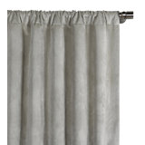 Nellis Plush Velvet Room Darkening Curtain