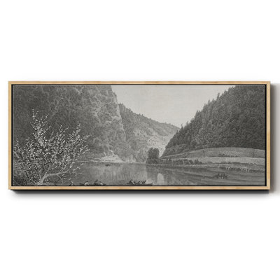 «Delaware Water Gap», toile encadrée