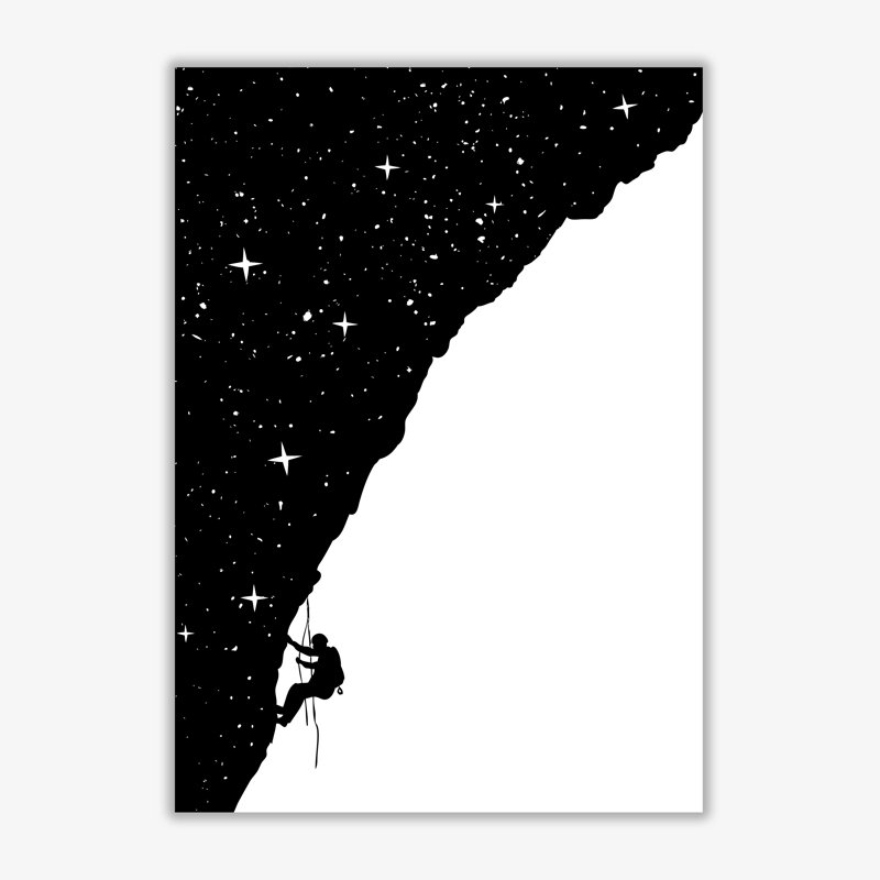 Night Climber by Mercedes Lopes Charro - Print, 42 cm H x 29.7 cm W x 1 cm D, No Frame