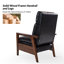 Ensemble de 2 fauteuils inclinables modernes en similicuir Branstetter de 28,5 po de largeur avec cadre en bois massif-94559856