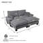 Canapé modulaire Cloud Home, Chenille