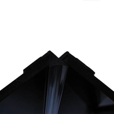 1.18" x 96" Wall Paneling in Black