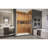 DreamLine Elegance-LS 60 1/4 - 62 1/4 inch W x 72 inch H Frameless Pivot Shower Door in Brushed Nickel-121723722-122531106