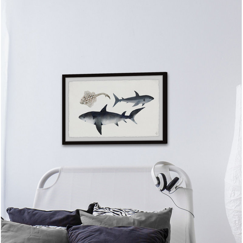 «Kings of the Sea» par Yesler, reproduction encadrée, H 8 po x l 12 po x P 1,5 po