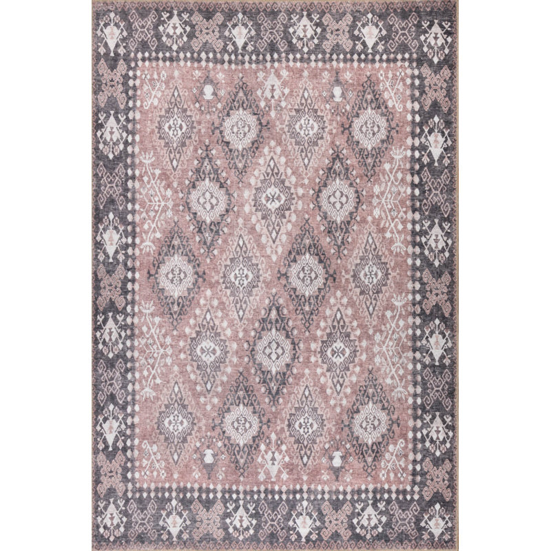 Tapis en chenille lavable Jax Antique Vintage, Rectangle 3 pi 10 po x 5 pi 3 po