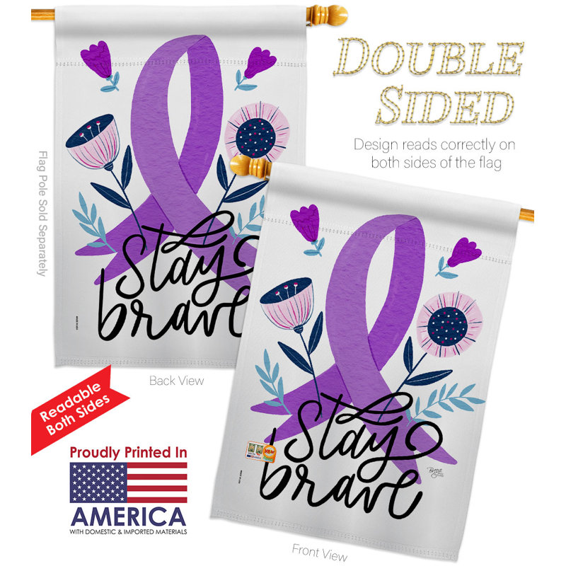 Double Sided 40'' H x 28'' W Polyester House Flag