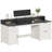 Farmhouse 63" Executive Desk, Wood Computer Desk With Drawers And Storage Cabinet, Home Office Desk With File Drawer And Monitor Stand, Wood Desk For Work Study Writing-706719274