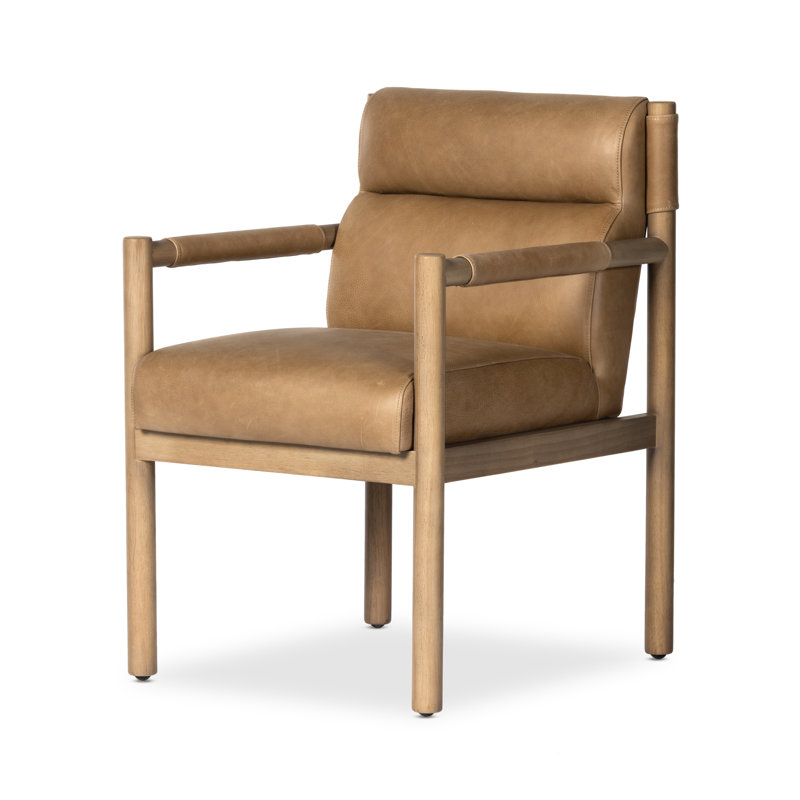 Kiano Dining Armchair, Palermo Drift Leather