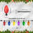 23ft Large C9 LED String Lights – Colorful Pathway & Hanging Outdoor Lights-129549913