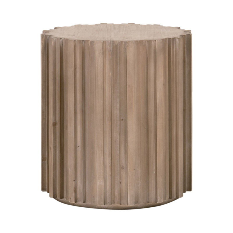 Roma Wooden Round End Table