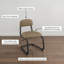 Chaise rembourrée Amisco Flynn-120546677