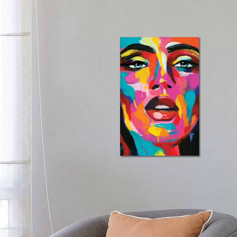 Prismatic Pout II by Annie Warren - Wrapped Canvas Gallery-Wrapped Canvas Giclée, 66.04 cm H x 45.72 cm W x 1.91 cm D