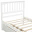 Lit plateforme simple avec deux tiroirs-124917641