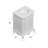 Lunette 24'' Single Bathroom Vanity with Top-284787574-283268460