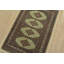 Tapis tribal en laine noué à la main 2 pi 6 po x 3 pi Bokhara Jaldar