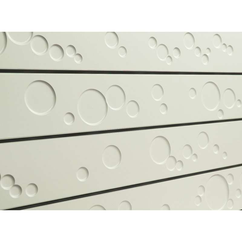 Bulles 24 po x 48 po, Blanc