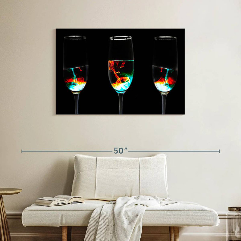 Yarlin Glowing Drinks, 26" H x 39" W