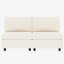 Chenille beige modulaire avec canapé-lit et options de rangement, 6, 94,01 po x 69,54 po x 32,6 po, capacité de poids de 250 lb / siège, canapé-lit modulaire convertible, chenille, pour chaque siège-853285231