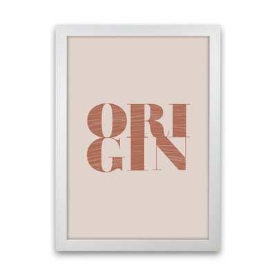Origin 1 Piece Wall Art