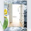 Miroir de salle de bain/meuble-lavabo en marbre geode 12-40098745
