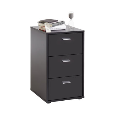 35cm W Manufactured Wood Bedside Table