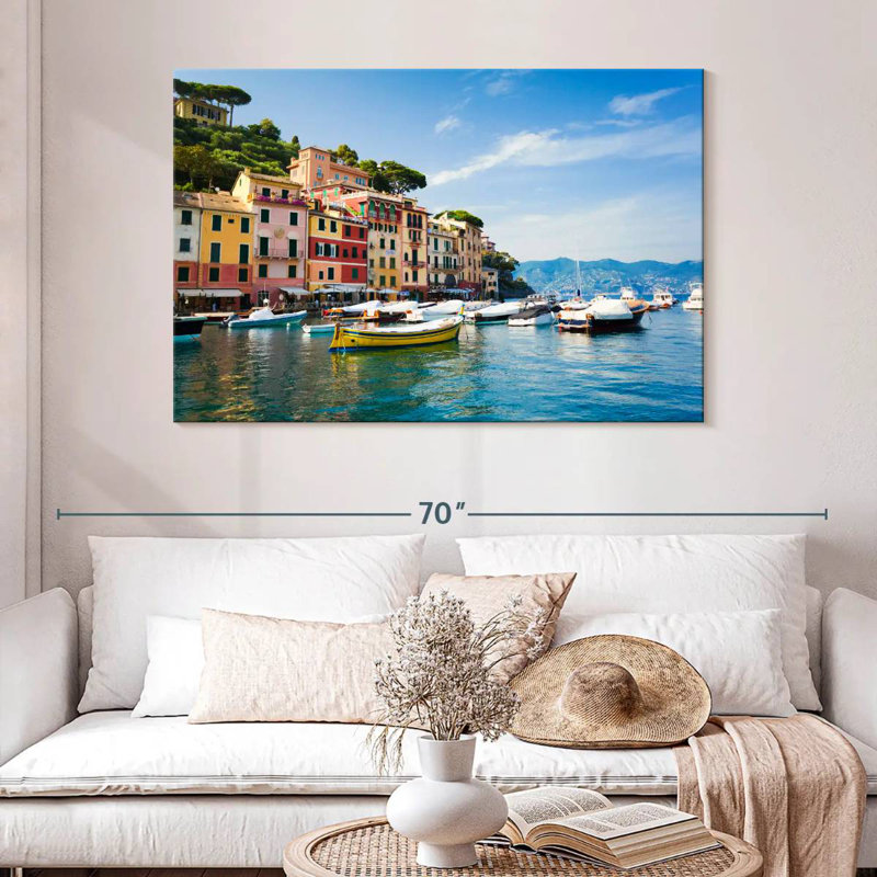 Sebbie Portofino, bord de mer, H 32 po x l 48 po