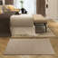 Ensemble de tapis géométriques touffetés en polyester à motif géométrique brun-1981574205