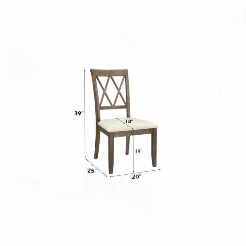 Chaise rembourrée avec pieds en bois