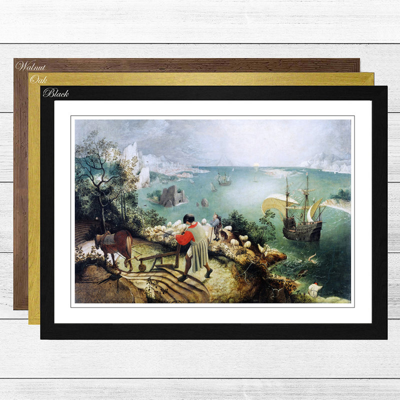 Pieter Bruegel The Elder - Single Picture Frame Painting, Oak
