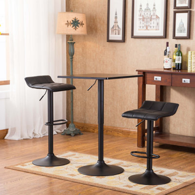 Ensembles de table de salle à manger trois pièces avec table fixe, parfaits pour les réunions de famille et pour créer une atmosphère de salle à manger confortable