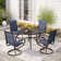 Sutiya Metal Patio Dining Set with Round Table