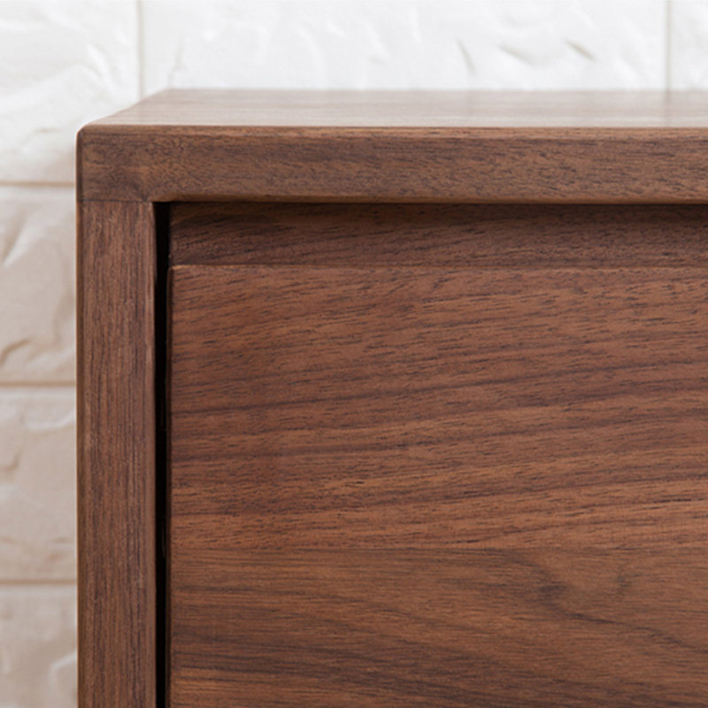 Simple classic solid wood TV cabinet, 78.74"