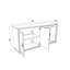 Buffet 60 "Mid-Century avec tablettes réglables et 4 portes-425010018