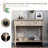 Traditional Design Console Table with Two Drawers and Bottom Shelf-1367724305