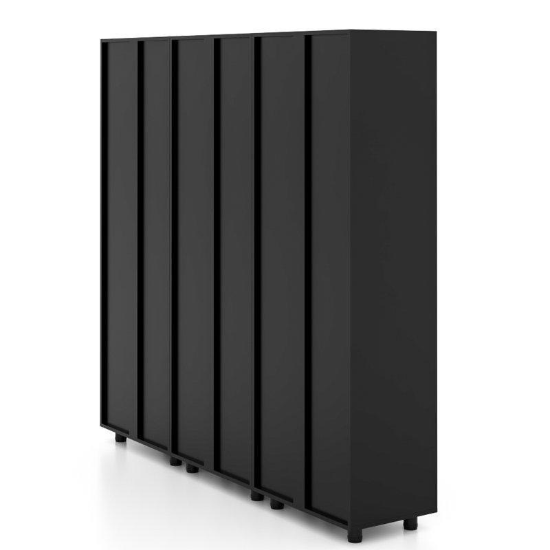 3-Piece Garage Storage Cabinet System Set, Black