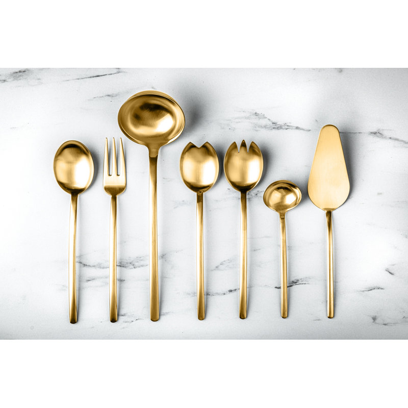 Due 7 Piece Stainless Steel Hostess Set