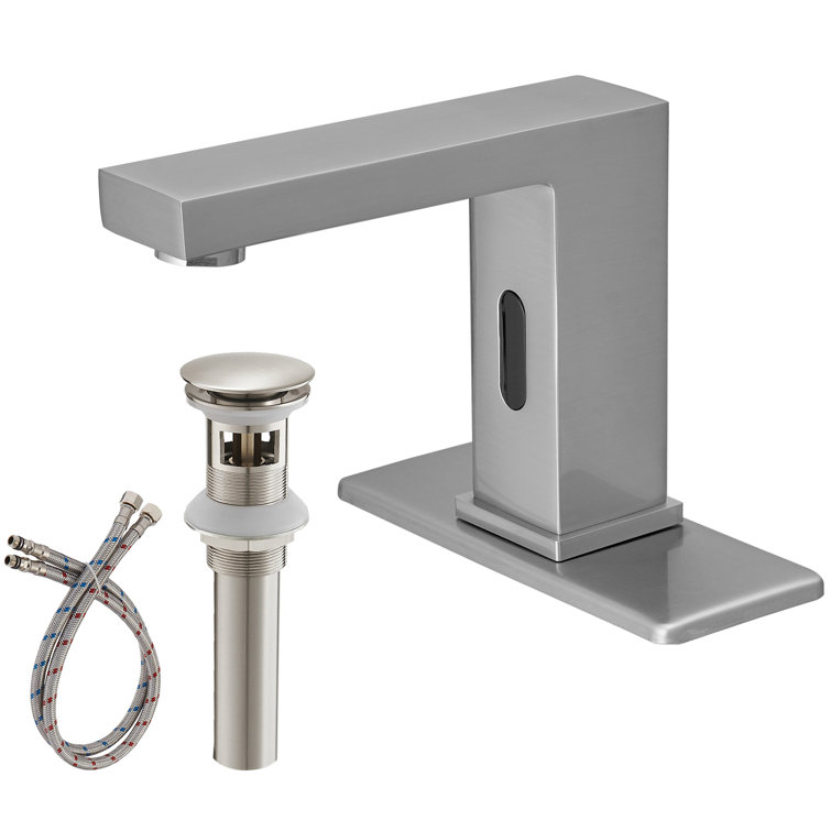 Single-Hole Bathroom Faucet with Drain Assembly