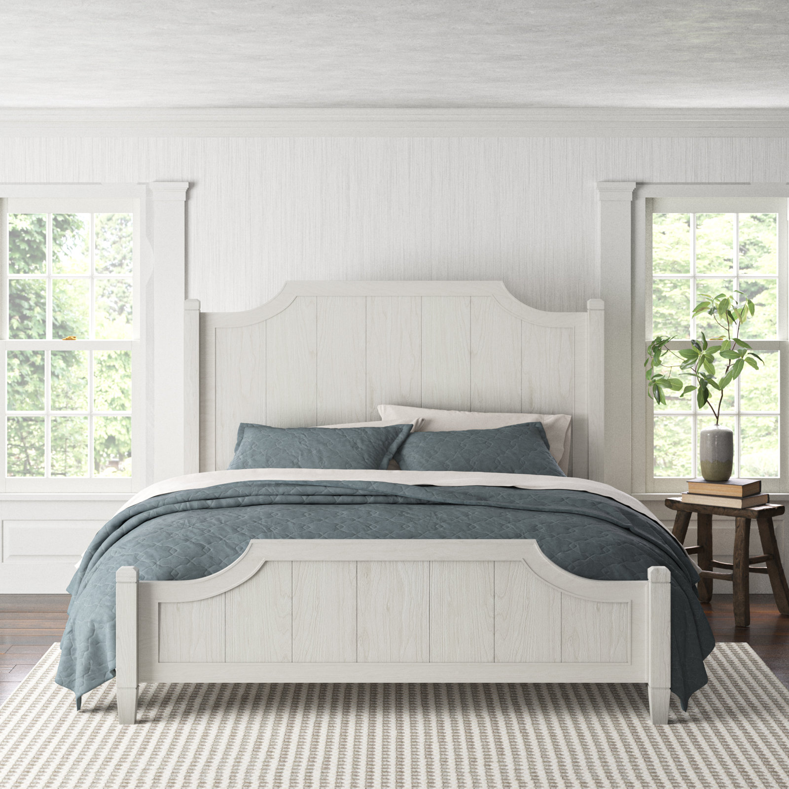Solid Wood Bed, Queen