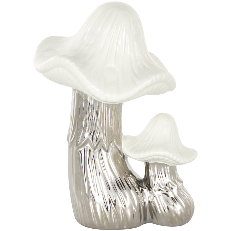 Isahi Food & Beverage Figurines & Sculptures, White/Silver