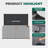 56'' W 100 Gallons Resin Lockable Deck Box, Water Resistant Outdoor Storage Ideal For Garden Patio Furniture-121632909